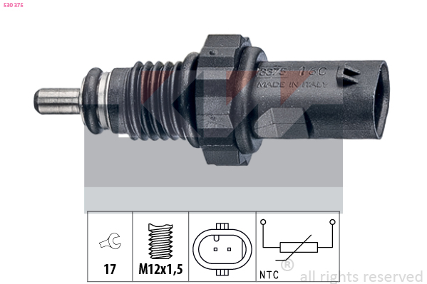 Brandstofdruk sensor KW 530 375