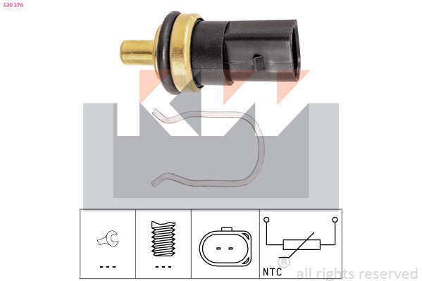 Brandstofdruk sensor KW 530 376