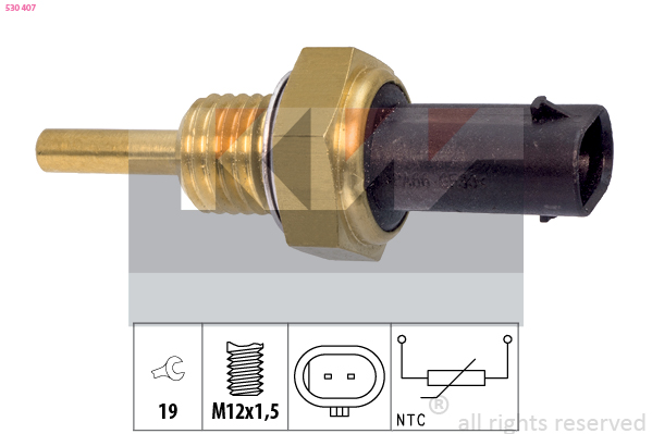 Temperatuursensor KW 530 407