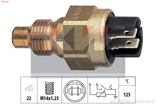 Temperatuursensor KW 530 510