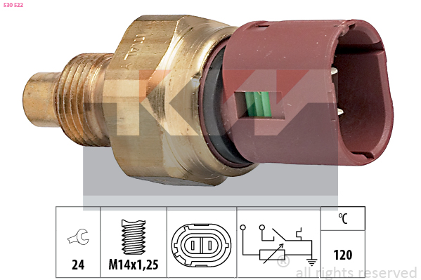 Temperatuursensor KW 530 522