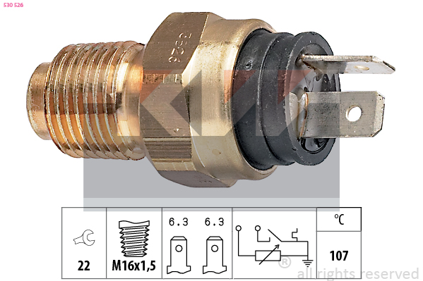 Temperatuursensor KW 530 526