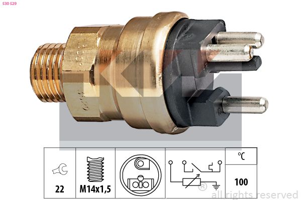 Temperatuursensor KW 530 529