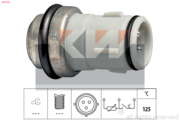 Temperatuursensor KW 530 533