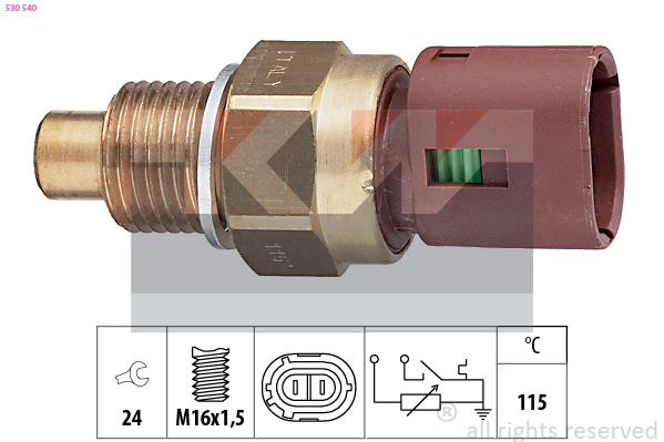 Temperatuursensor KW 530 540
