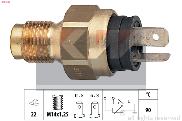 Temperatuursensor KW 530 541