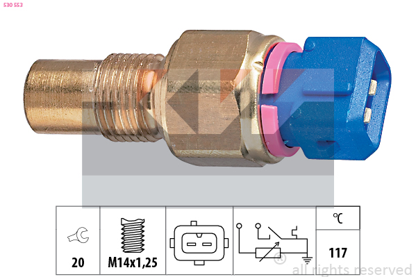 Temperatuursensor KW 530 553