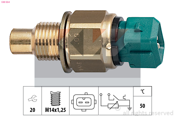 Temperatuursensor KW 530 554