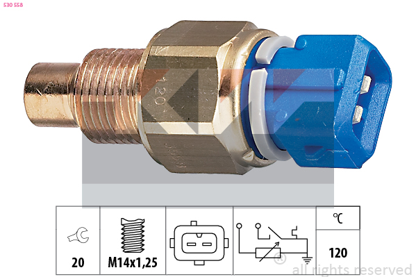 Temperatuursensor KW 530 558