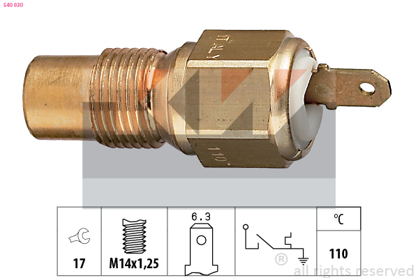 Temperatuurschakelaar KW 540 030