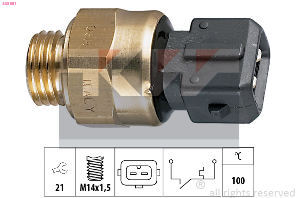 Temperatuurschakelaar KW 540 081