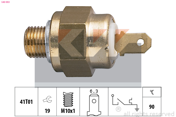 Temperatuurschakelaar KW 540 093