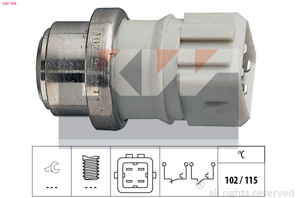 Temperatuurschakelaar KW 540 108