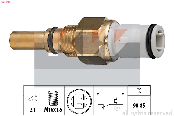 Temperatuurschakelaar KW 550 090