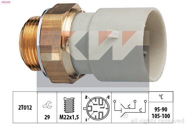 Temperatuurschakelaar KW 550 639