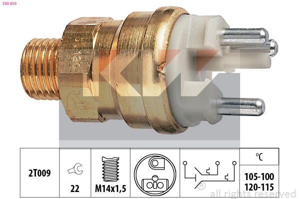 Temperatuurschakelaar KW 550 659