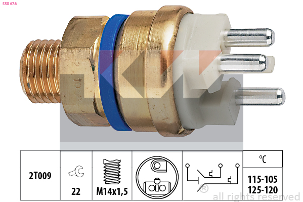 Temperatuurschakelaar KW 550 678