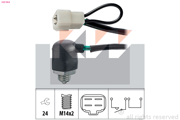 Achteruitrijlichtschakelaar KW 560 064