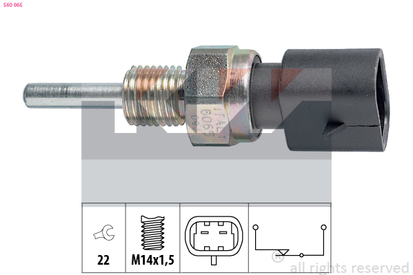 Achteruitrijlichtschakelaar KW 560 065