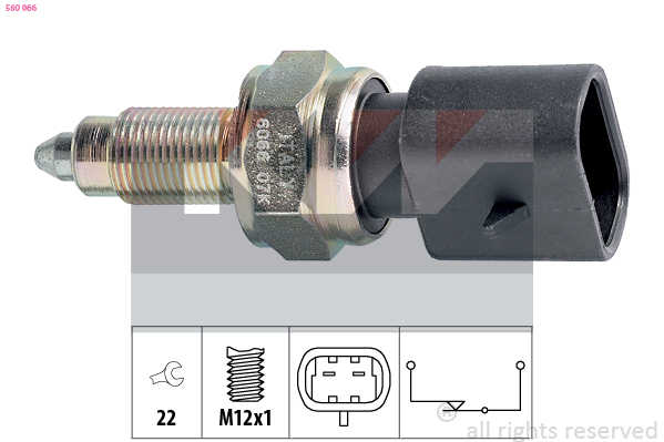 Achteruitrijlichtschakelaar KW 560 066