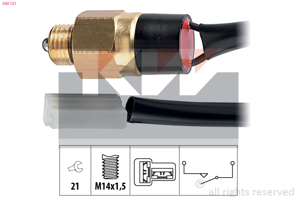 Achteruitrijlichtschakelaar KW 560 121