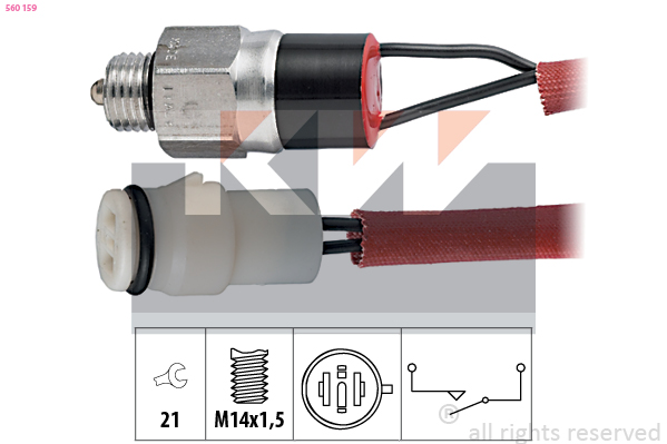 Achteruitrijlichtschakelaar KW 560 159