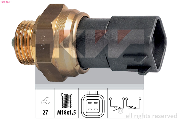 Achteruitrijlichtschakelaar KW 560 161