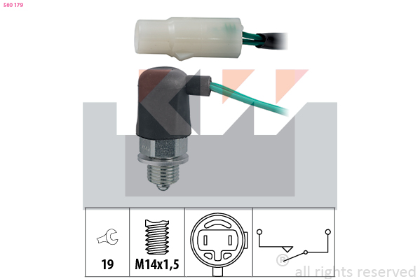 Achteruitrijlichtschakelaar KW 560 179