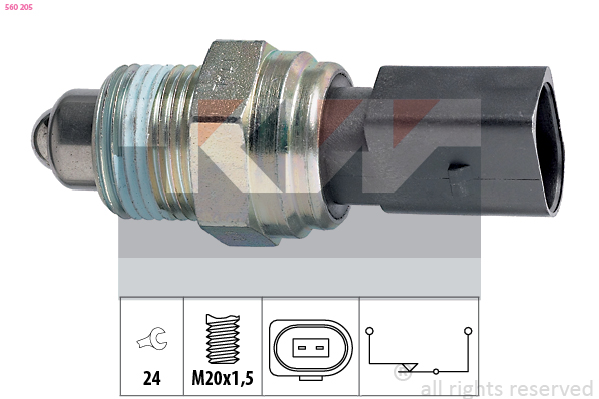 Achteruitrijlichtschakelaar KW 560 205