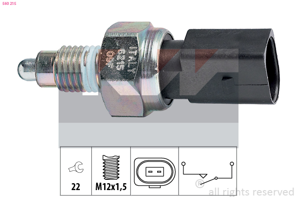 Achteruitrijlichtschakelaar KW 560 215