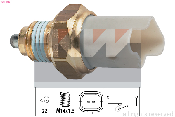 Achteruitrijlichtschakelaar KW 560 218