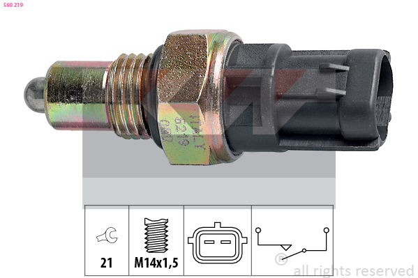 Achteruitrijlichtschakelaar KW 560 219