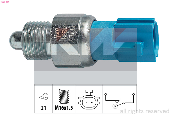 Achteruitrijlichtschakelaar KW 560 231