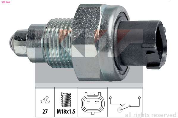 Achteruitrijlichtschakelaar KW 560 246