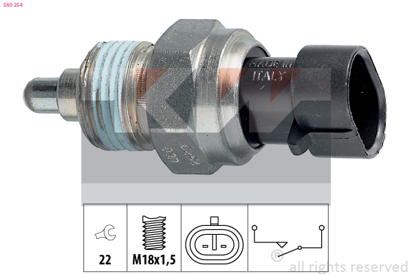 Achteruitrijlichtschakelaar KW 560 254