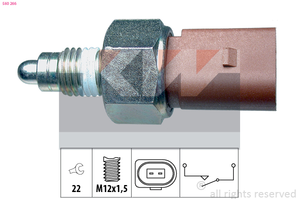 Achteruitrijlichtschakelaar KW 560 266