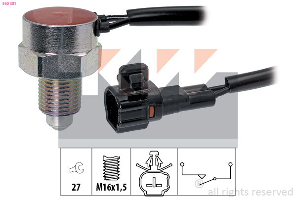 Achteruitrijlichtschakelaar KW 560 301