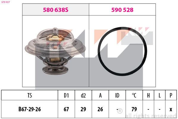 Thermostaat KW 579 937