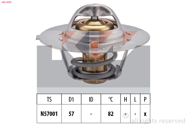 Thermostaat KW 580 209S