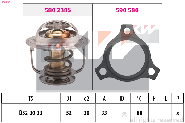 Thermostaat KW 580 238