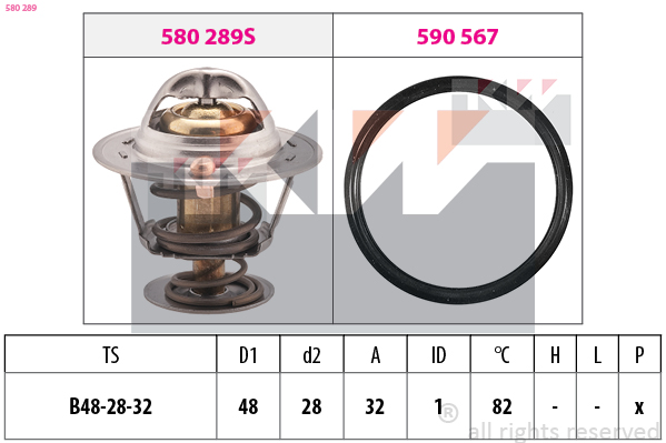 Thermostaat KW 580 289