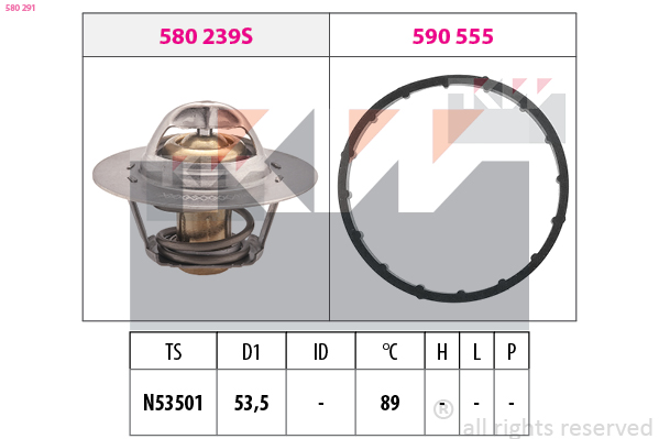 Thermostaat KW 580 291