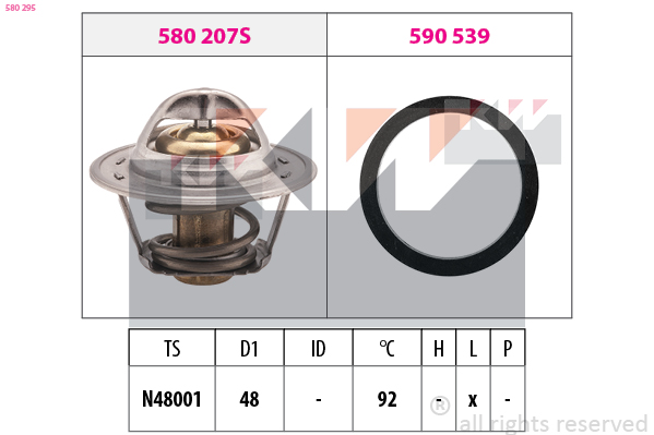 Thermostaat KW 580 295