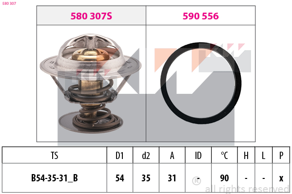 Thermostaat KW 580 307