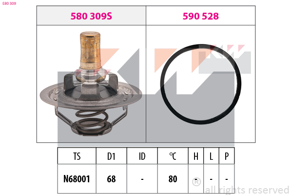 Thermostaat KW 580 309