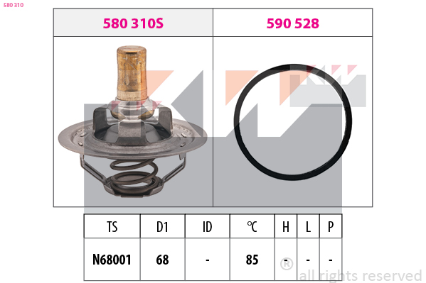 Thermostaat KW 580 310