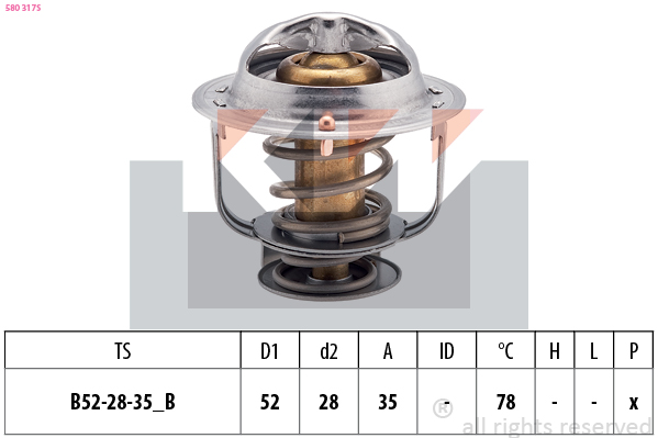 Thermostaat KW 580 317S