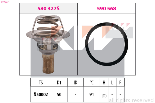 Thermostaat KW 580 327