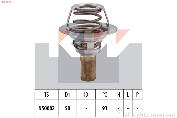 Thermostaat KW 580 327S