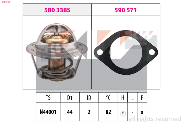 Thermostaat KW 580 338